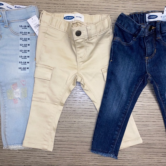 Old Navy Baby Girl Jeans and Cargo Pants - Picture 5 of 11
